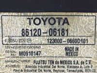 2007-2009 Toyota Camry Am Fm Cd Player Radio Receiver 521965 - Oemusedautoparts1.com