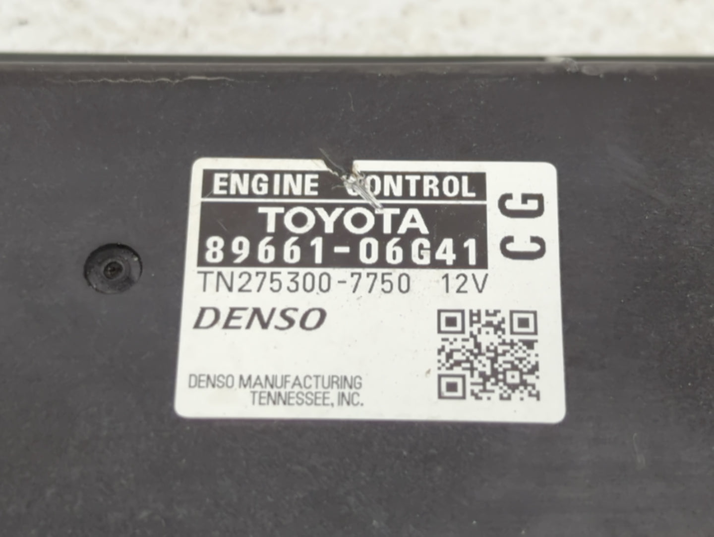 2008-2009 Toyota Camry PCM Engine Control Computer ECU ECM PCU OEM P/N:89661-06G41 Fits Fits 2008 2009 OEM Used Auto Parts -