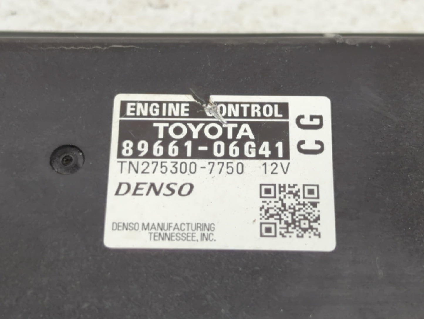2008-2009 Toyota Camry PCM Engine Control Computer ECU ECM PCU OEM P/N:89661-06G41 Fits Fits 2008 2009 OEM Used Auto Parts -