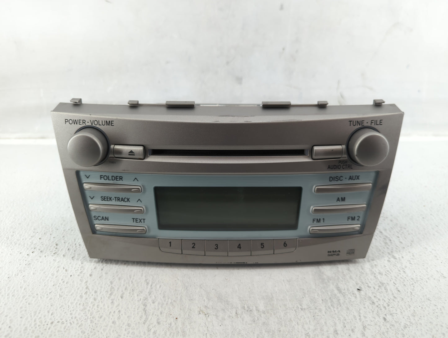 2007-2009 Toyota Camry Radio AM FM Cd Player Receiver Replacement P/N:123000-06610101 86120-06182 Fits Fits 2007 2008 2009 O