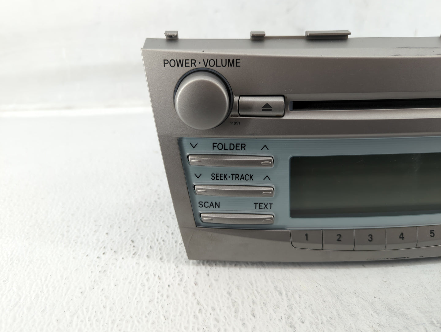 2007-2009 Toyota Camry Radio AM FM Cd Player Receiver Replacement P/N:123000-06610101 86120-06182 Fits Fits 2007 2008 2009 O
