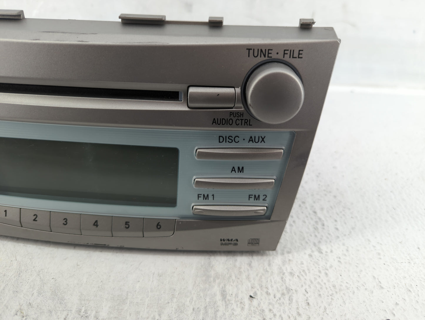 2007-2009 Toyota Camry Radio AM FM Cd Player Receiver Replacement P/N:123000-06610101 86120-06182 Fits Fits 2007 2008 2009 O