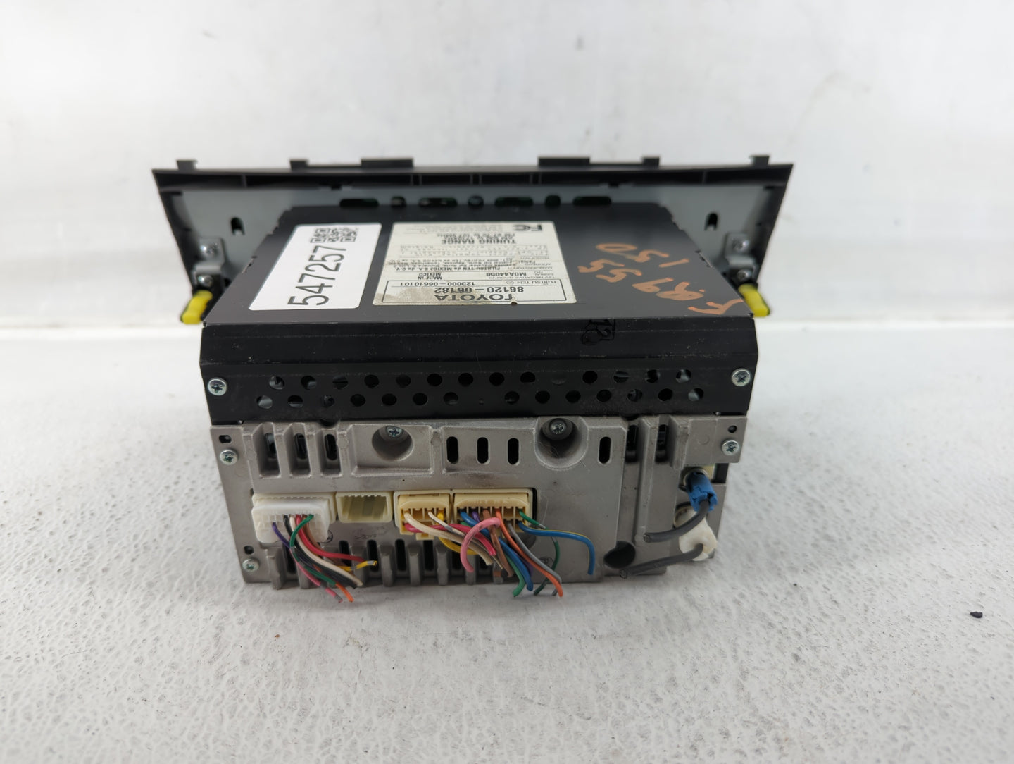 2007-2009 Toyota Camry Radio AM FM Cd Player Receiver Replacement P/N:123000-06610101 86120-06182 Fits Fits 2007 2008 2009 O