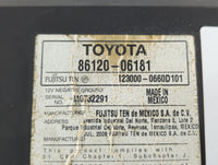2007-2009 Toyota Camry Am Fm Cd Player Radio Receiver - Oemusedautoparts1.com