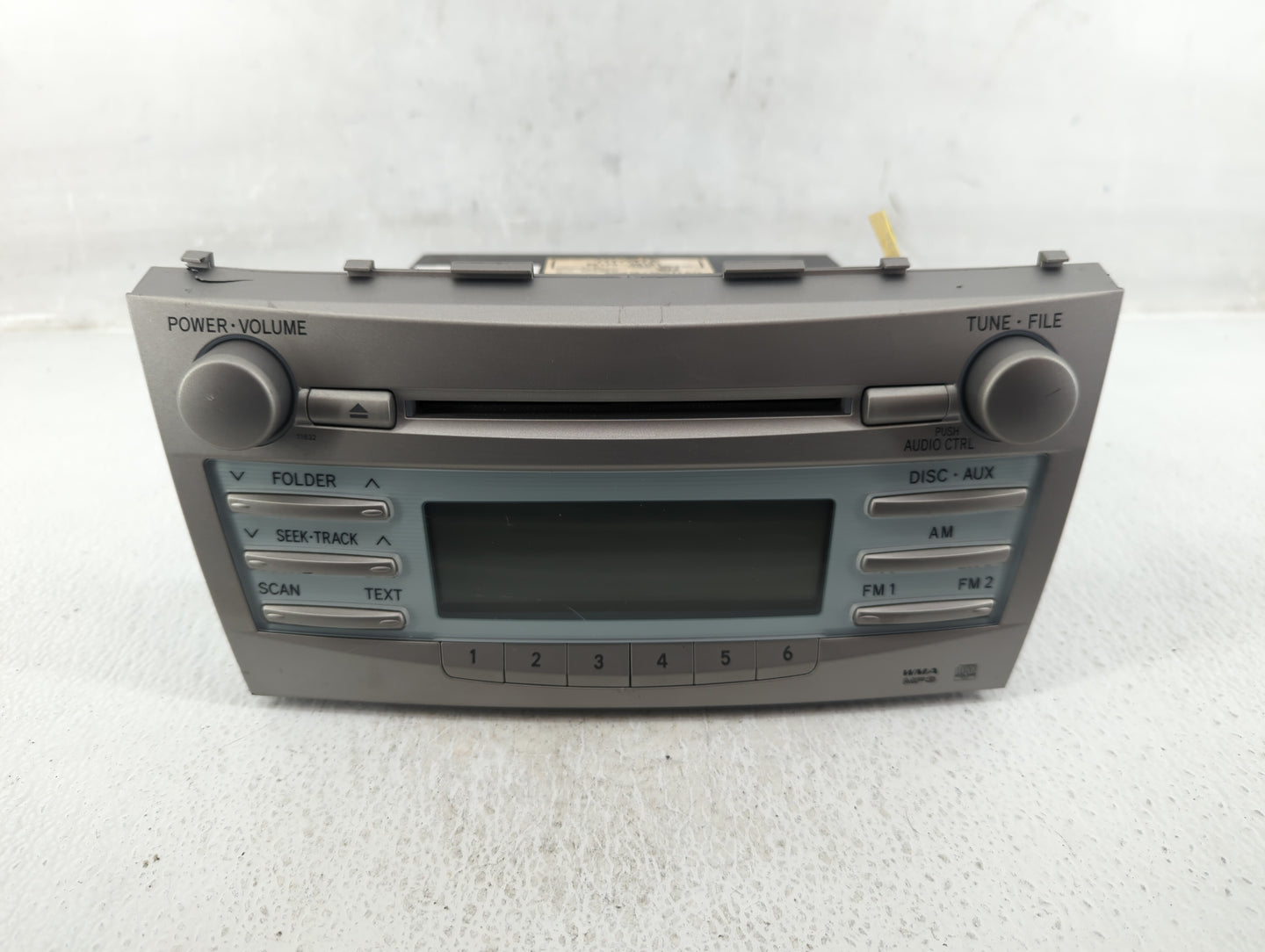 2007-2009 Toyota Camry Am Fm Cd Player Radio Receiver - Oemusedautoparts1.com