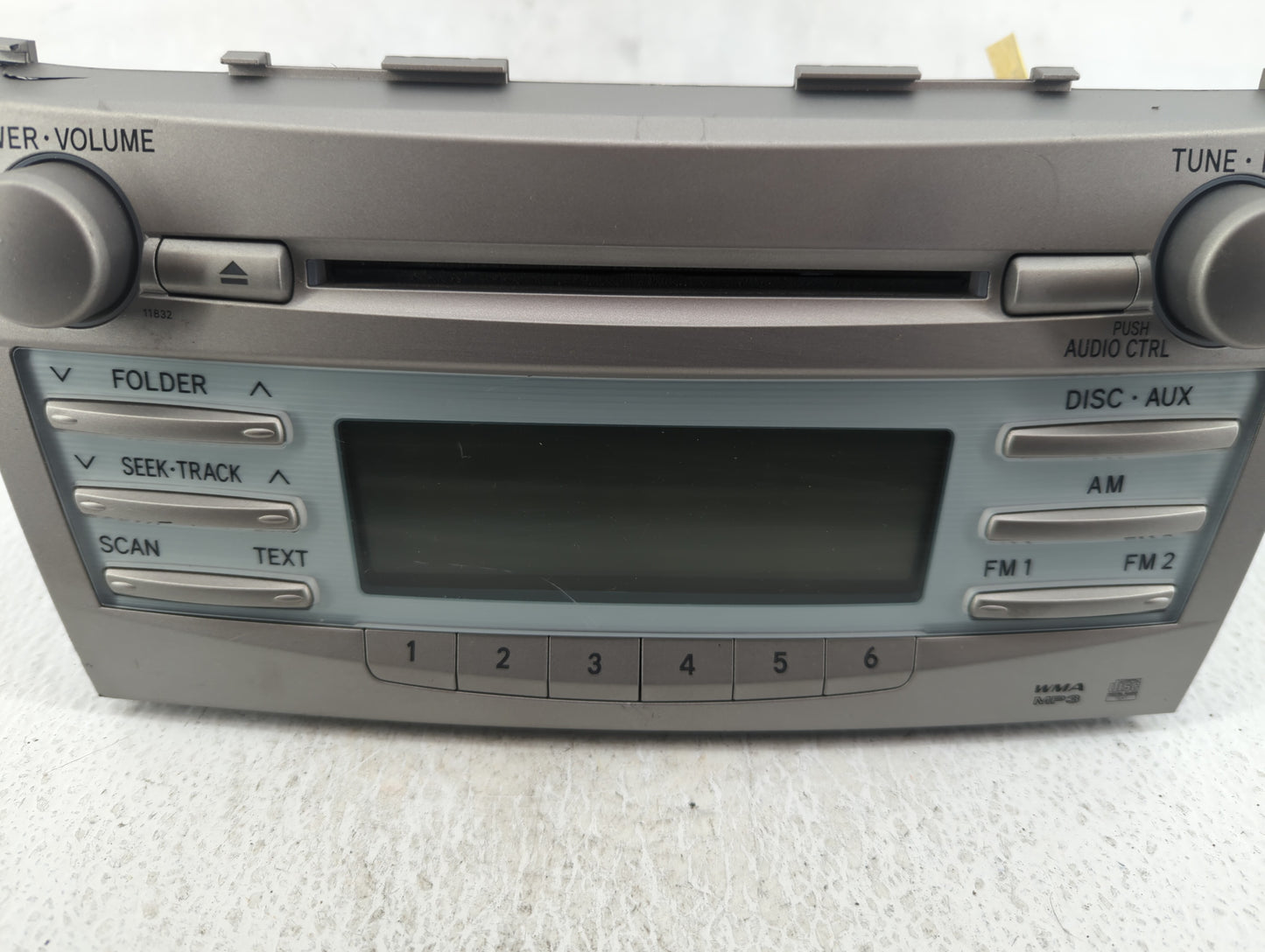 2007-2009 Toyota Camry Am Fm Cd Player Radio Receiver - Oemusedautoparts1.com