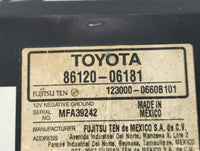 2007-2009 Toyota Camry Am Fm Cd Player Radio Receiver - Oemusedautoparts1.com