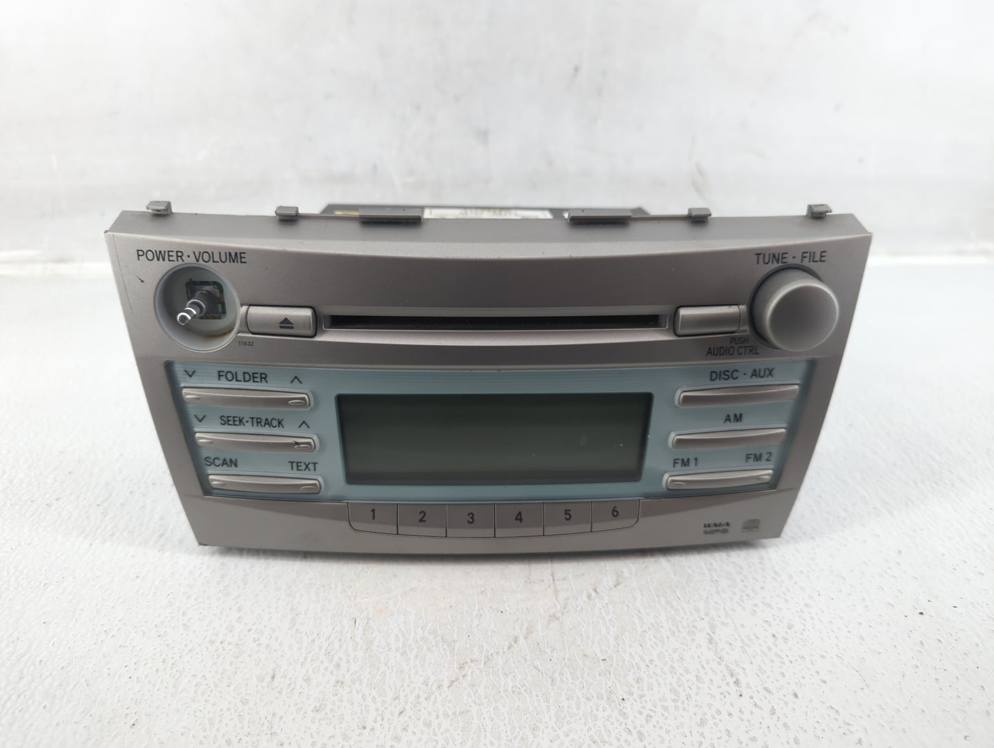 2007-2009 Toyota Camry Radio AM FM Cd Player Receiver Replacement P/N:86120-06181 Fits Fits 2007 2008 2009 OEM Used Auto Par