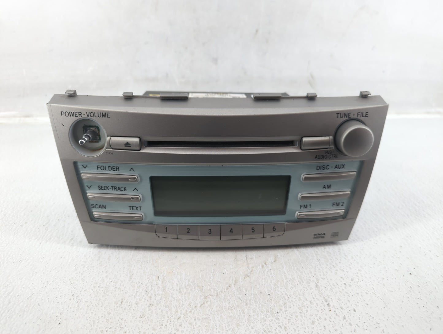 2007-2009 Toyota Camry Radio AM FM Cd Player Receiver Replacement P/N:86120-06181 Fits Fits 2007 2008 2009 OEM Used Auto Par