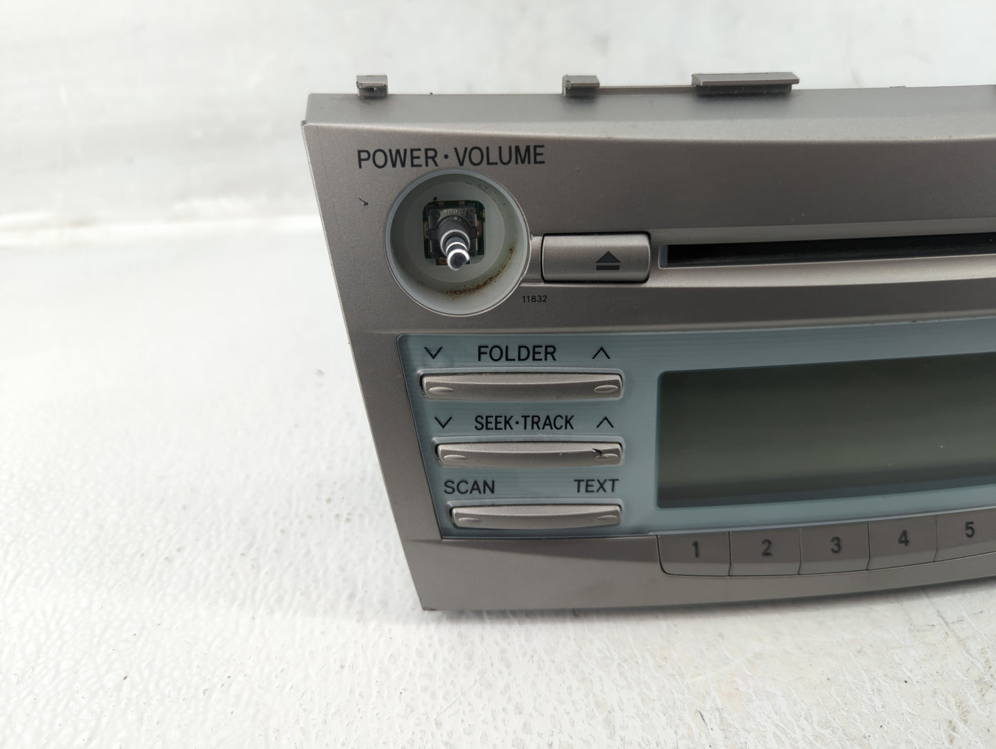 2007-2009 Toyota Camry Radio AM FM Cd Player Receiver Replacement P/N:86120-06181 Fits Fits 2007 2008 2009 OEM Used Auto Par
