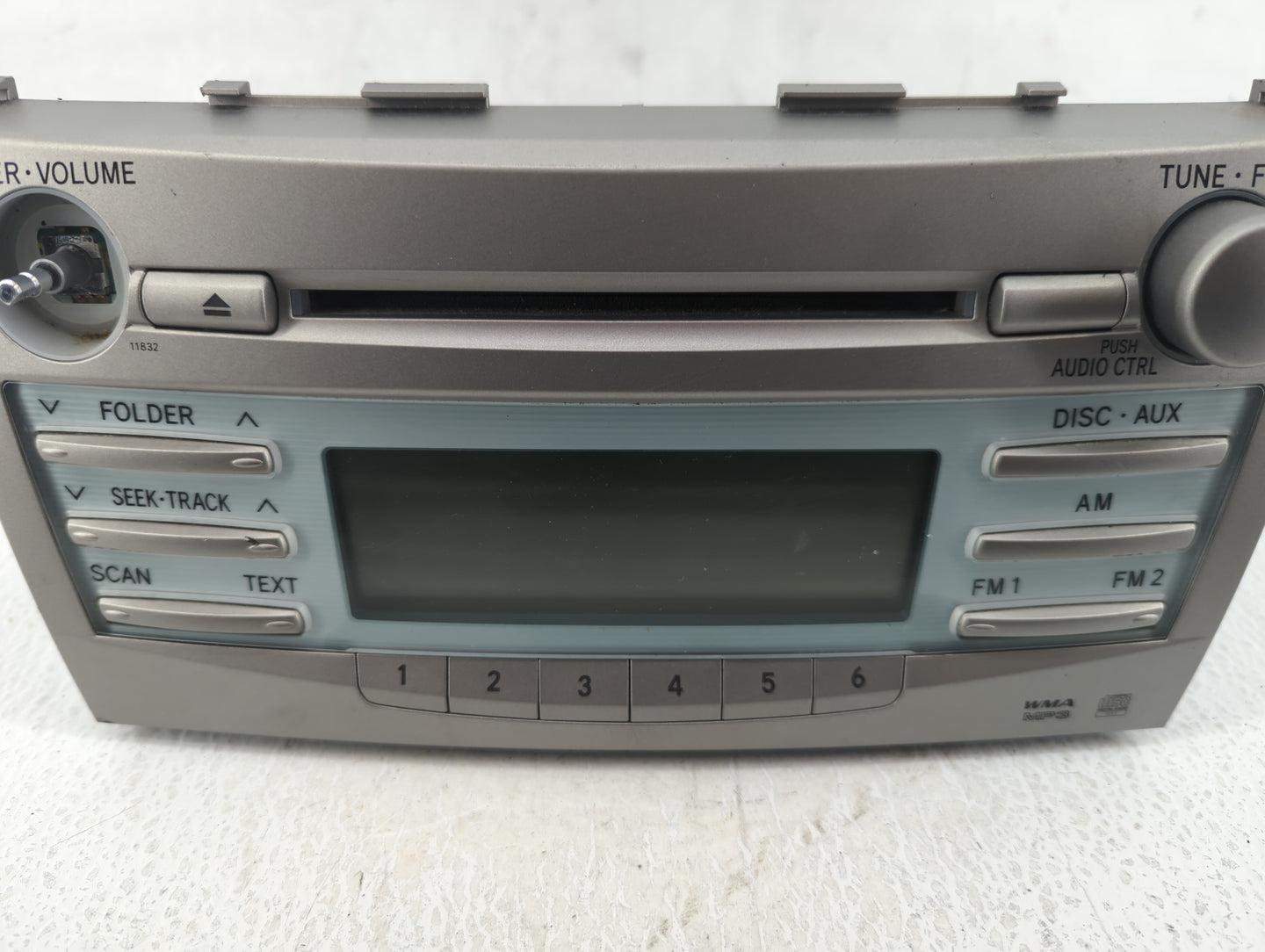 2007-2009 Toyota Camry Radio AM FM Cd Player Receiver Replacement P/N:86120-06181 Fits Fits 2007 2008 2009 OEM Used Auto Par