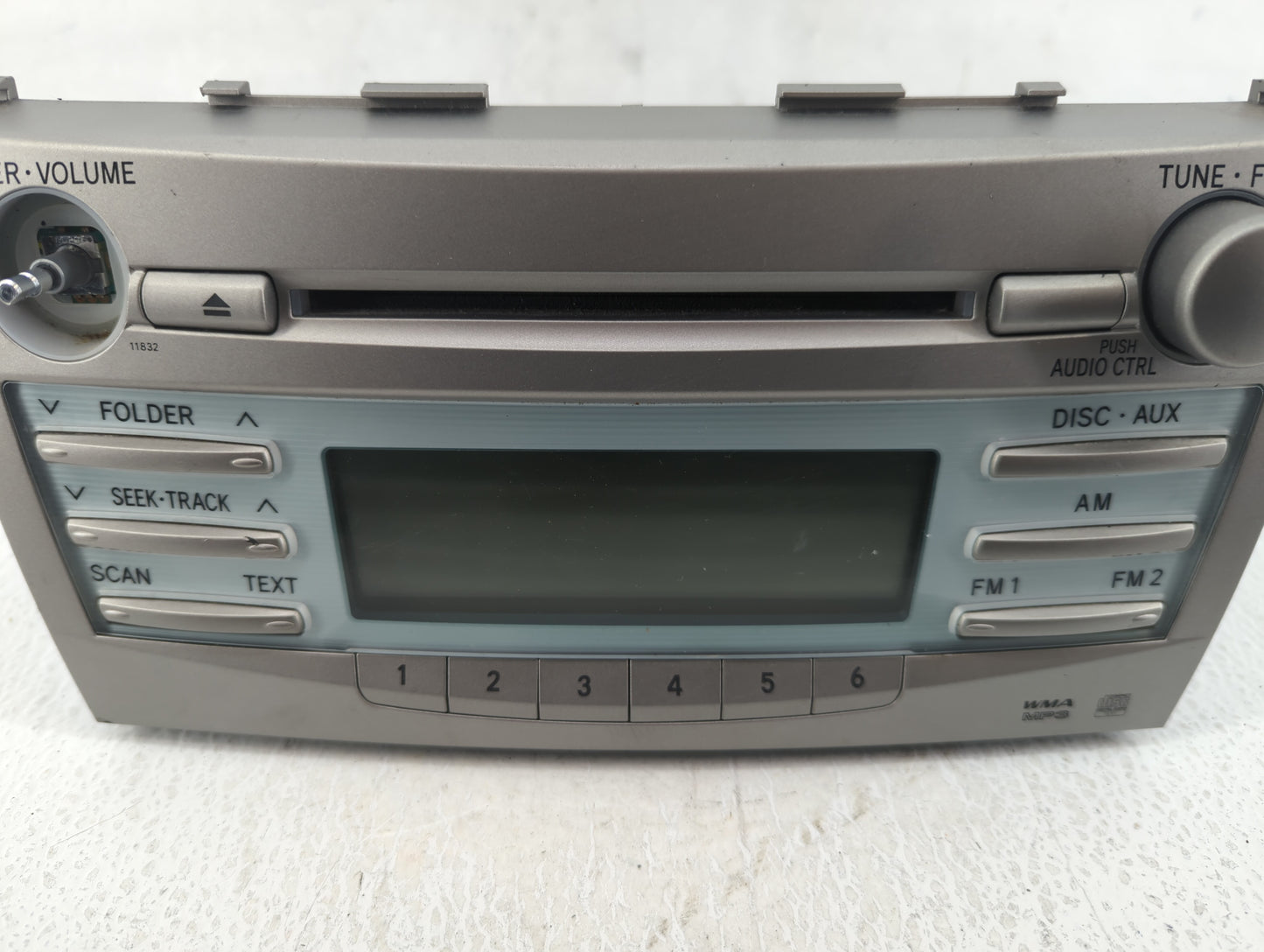 2007-2009 Toyota Camry Radio AM FM Cd Player Receiver Replacement P/N:86120-06181 Fits Fits 2007 2008 2009 OEM Used Auto Par