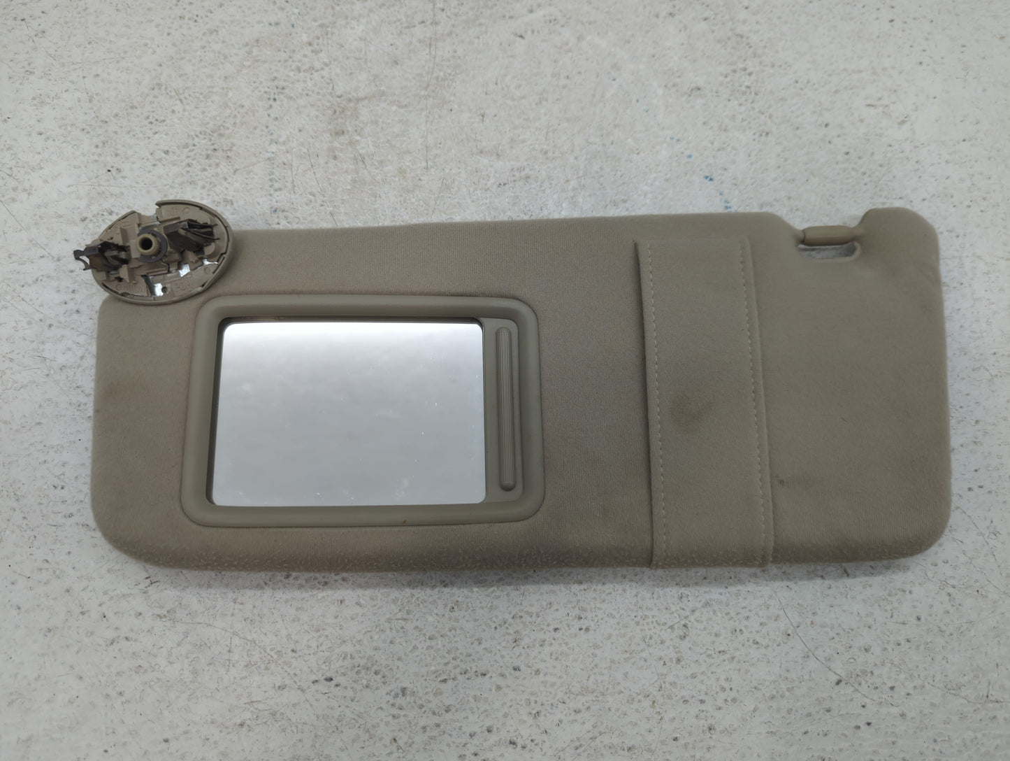 2007-2011 Toyota Camry Sun Visor Shade Replacement Passenger Right Mirror Fits Fits 2007 2008 2009 2010 2011 OEM Used Auto P
