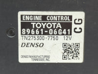 2008-2009 Toyota Camry PCM Engine Control Computer ECU ECM PCU OEM P/N:89661-06G41 Fits Fits 2008 2009 OEM Used Auto Parts -