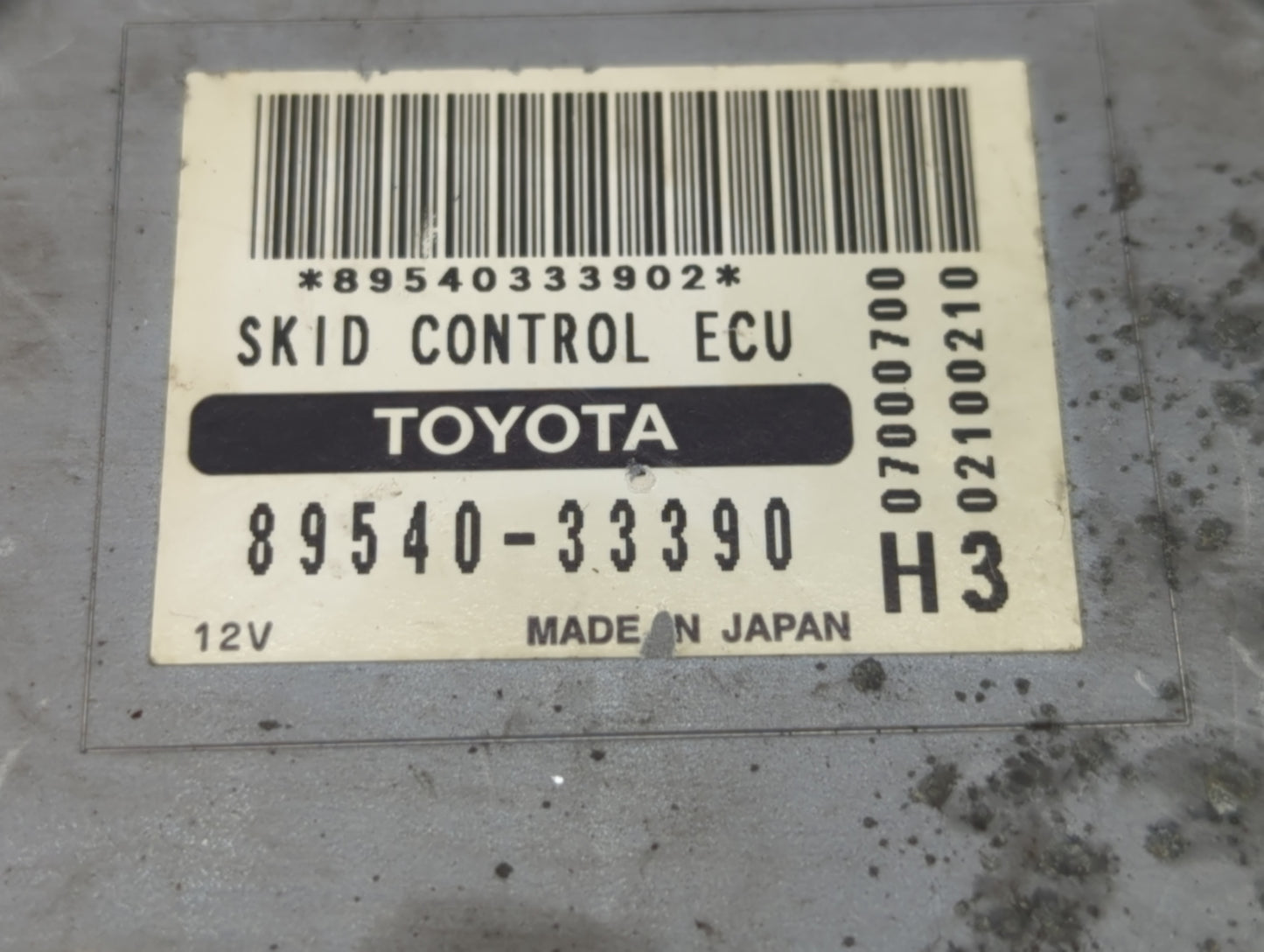 2008-2009 Toyota Camry PCM Engine Control Computer ECU ECM PCU OEM P/N:89540-33390 Fits Fits 2008 2009 OEM Used Auto Parts -