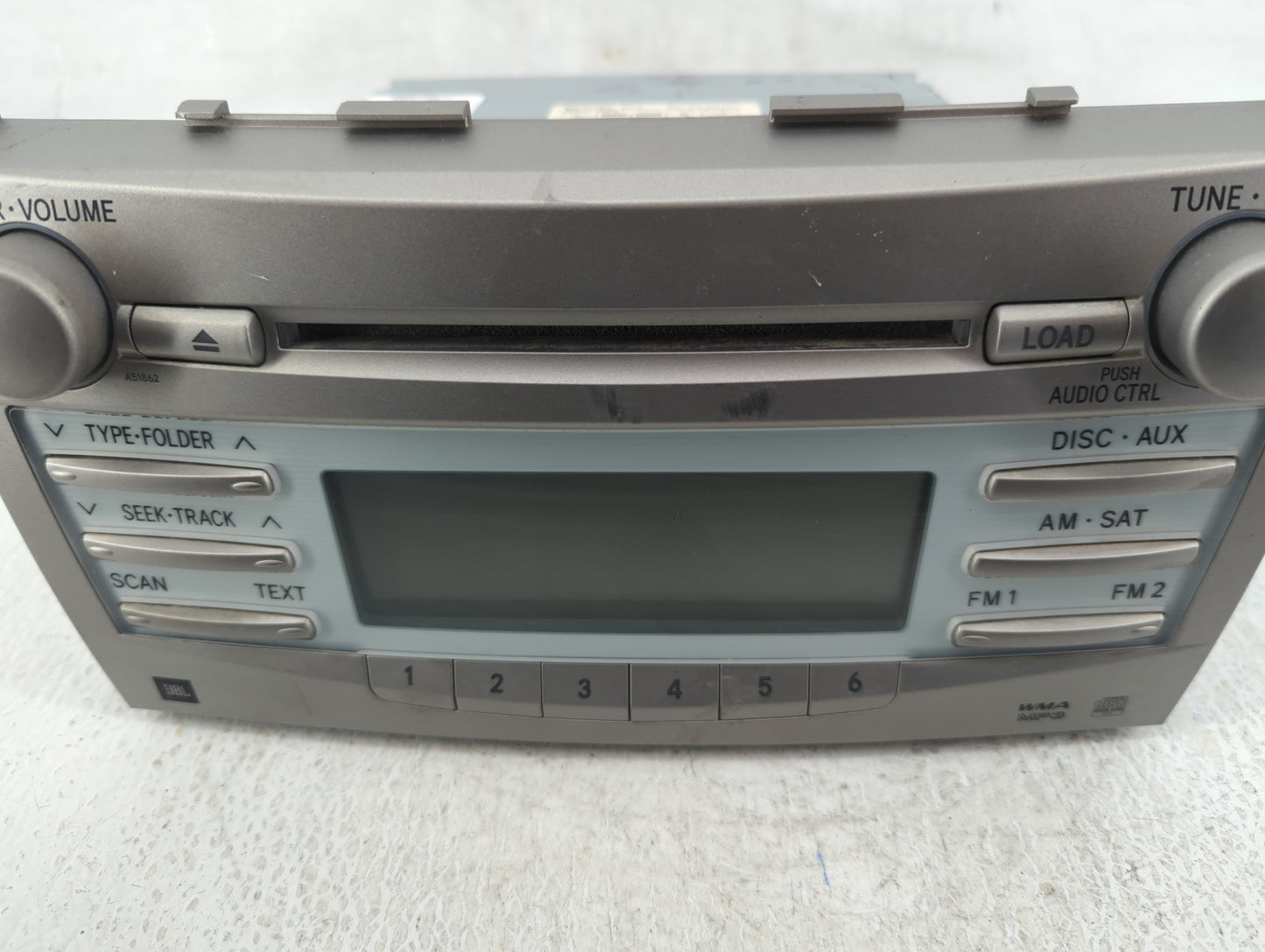 2007-2009 Toyota Camry Am Fm Cd Player Radio Receiver - Oemusedautoparts1.com