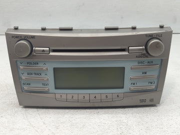 2007-2009 Toyota Camry Radio AM FM Cd Player Receiver Replacement P/N:86120-06181 Fits Fits 2007 2008 2009 OEM Used Auto Par