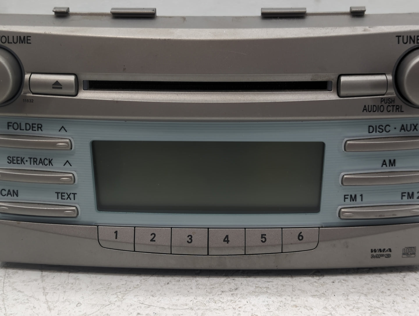 2007-2009 Toyota Camry Radio AM FM Cd Player Receiver Replacement P/N:86120-06181 Fits Fits 2007 2008 2009 OEM Used Auto Par