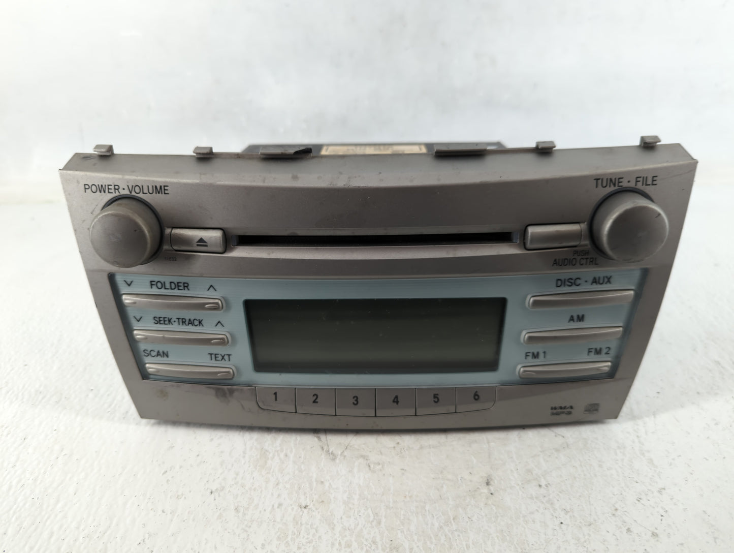 2007-2009 Toyota Camry Am Fm Cd Player Radio Receiver - Oemusedautoparts1.com