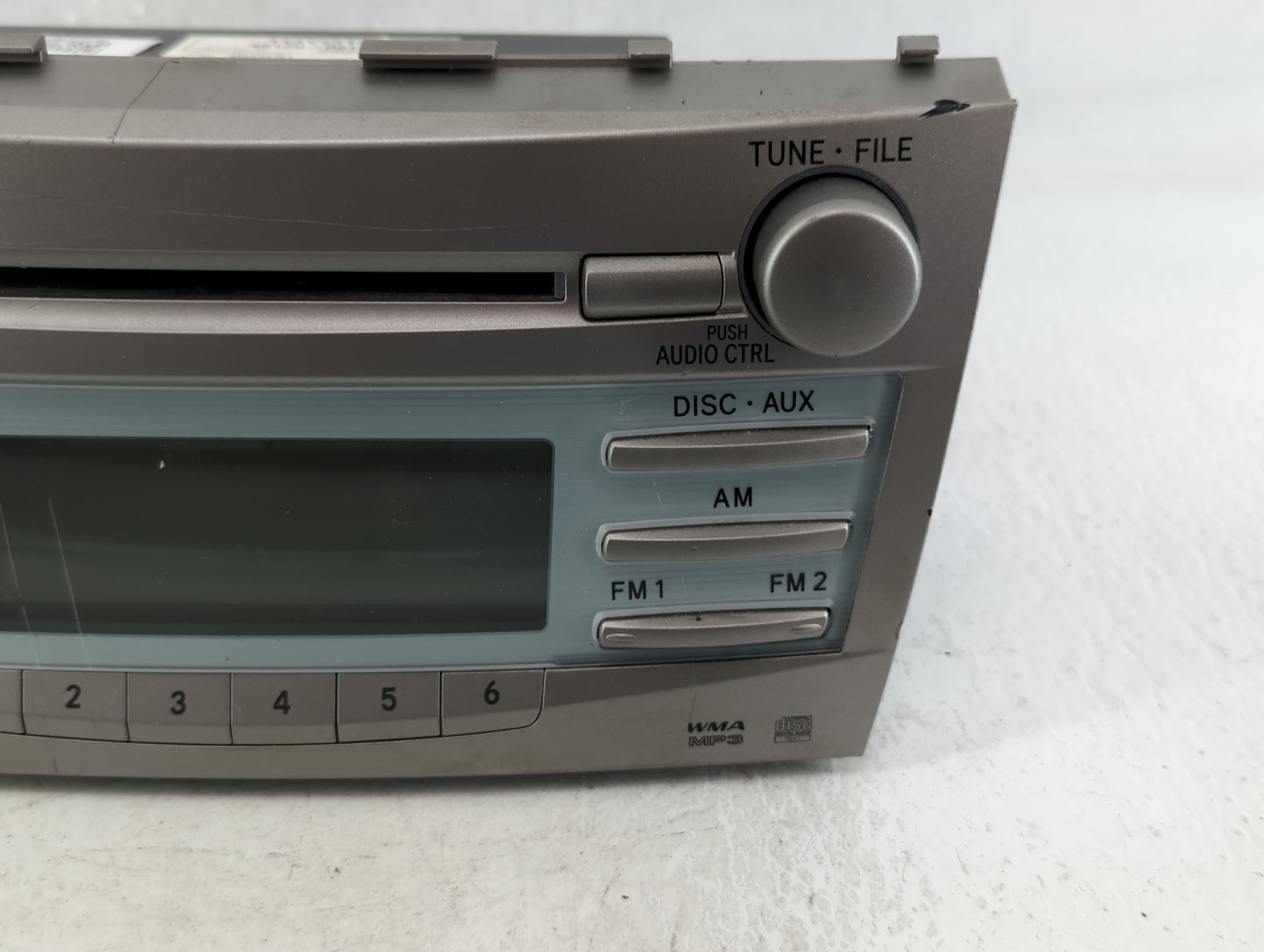 2007-2009 Toyota Camry Radio AM FM Cd Player Receiver Replacement P/N:86120-06182 Fits Fits 2007 2008 2009 OEM Used Auto Par