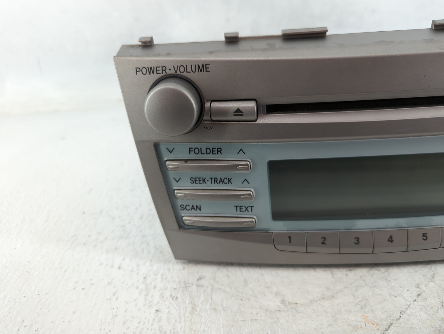 2007-2009 Toyota Camry Radio AM FM Cd Player Receiver Replacement P/N:86120-06182 86120-06181 Fits Fits 2007 2008 2009 OEM U