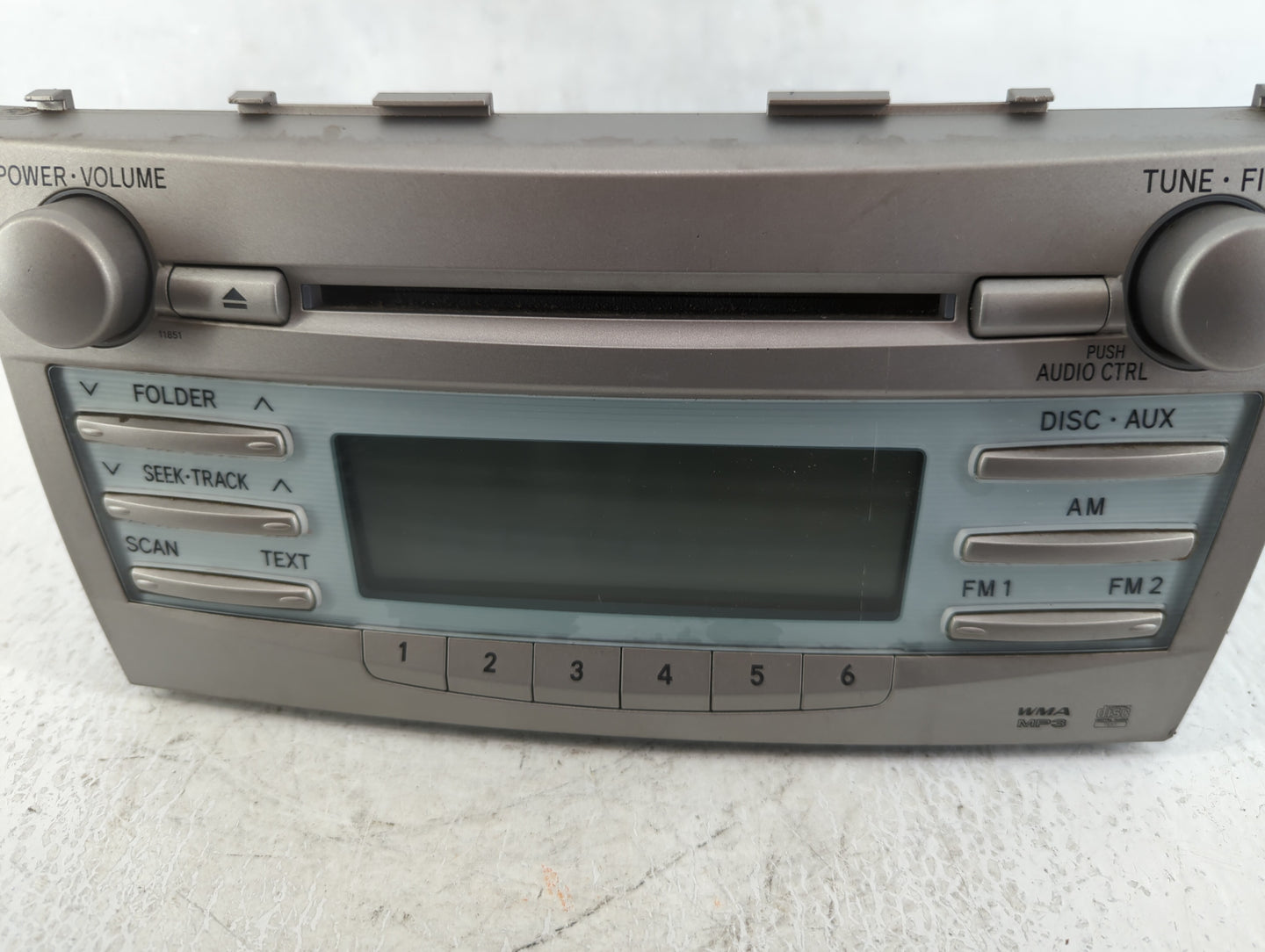 2007-2009 Toyota Camry Radio AM FM Cd Player Receiver Replacement P/N:86120-06182 86120-06181 Fits Fits 2007 2008 2009 OEM U