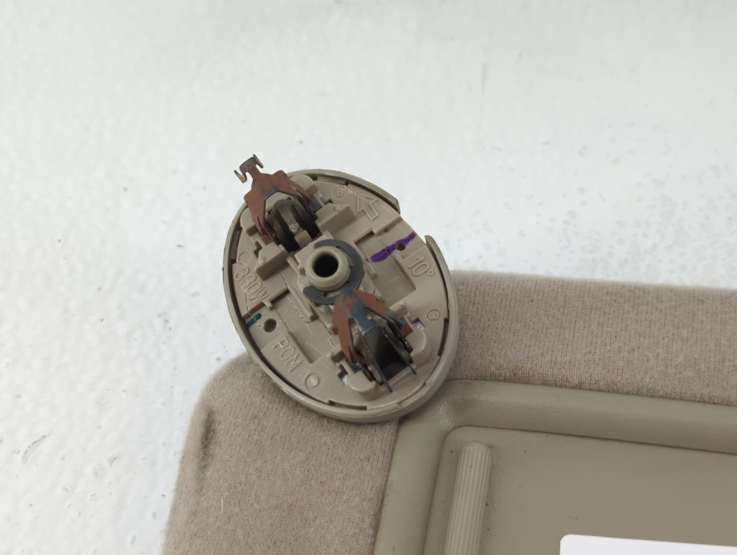 2007-2011 Toyota Camry Sun Visor Shade Replacement Passenger Right Mirror Fits Fits 2007 2008 2009 2010 2011 OEM Used Auto P