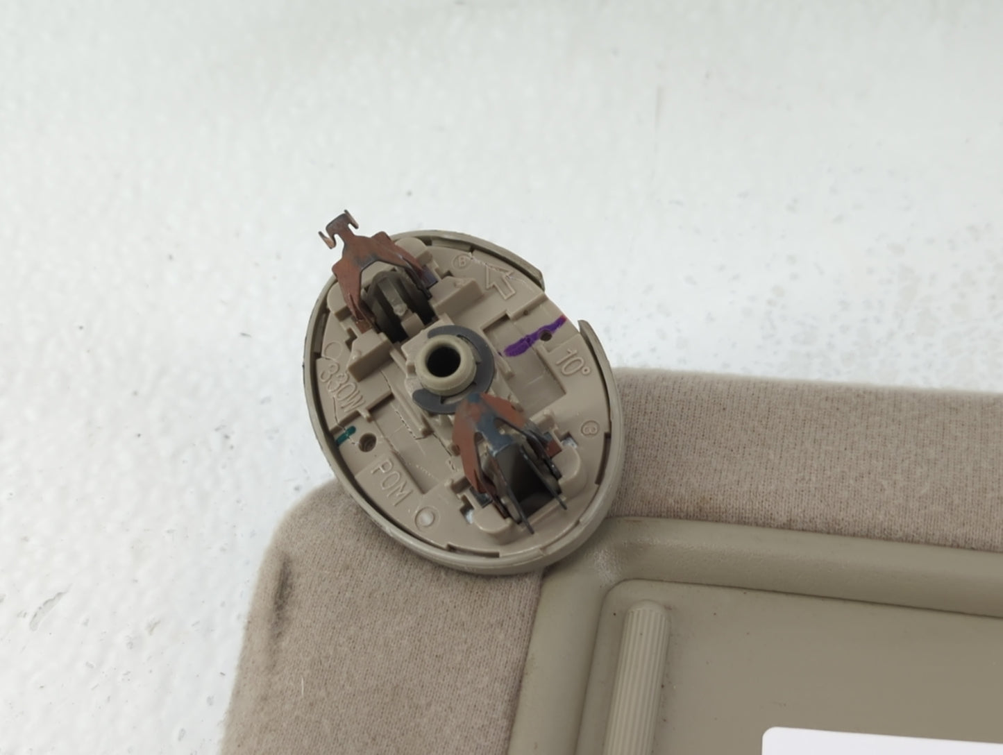 2007-2011 Toyota Camry Sun Visor Shade Replacement Passenger Right Mirror Fits Fits 2007 2008 2009 2010 2011 OEM Used Auto P