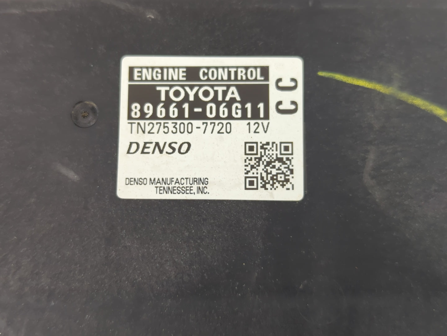 2008-2009 Toyota Camry PCM Engine Control Computer ECU ECM PCU OEM P/N:89661-06G11 Fits Fits 2008 2009 OEM Used Auto Parts -
