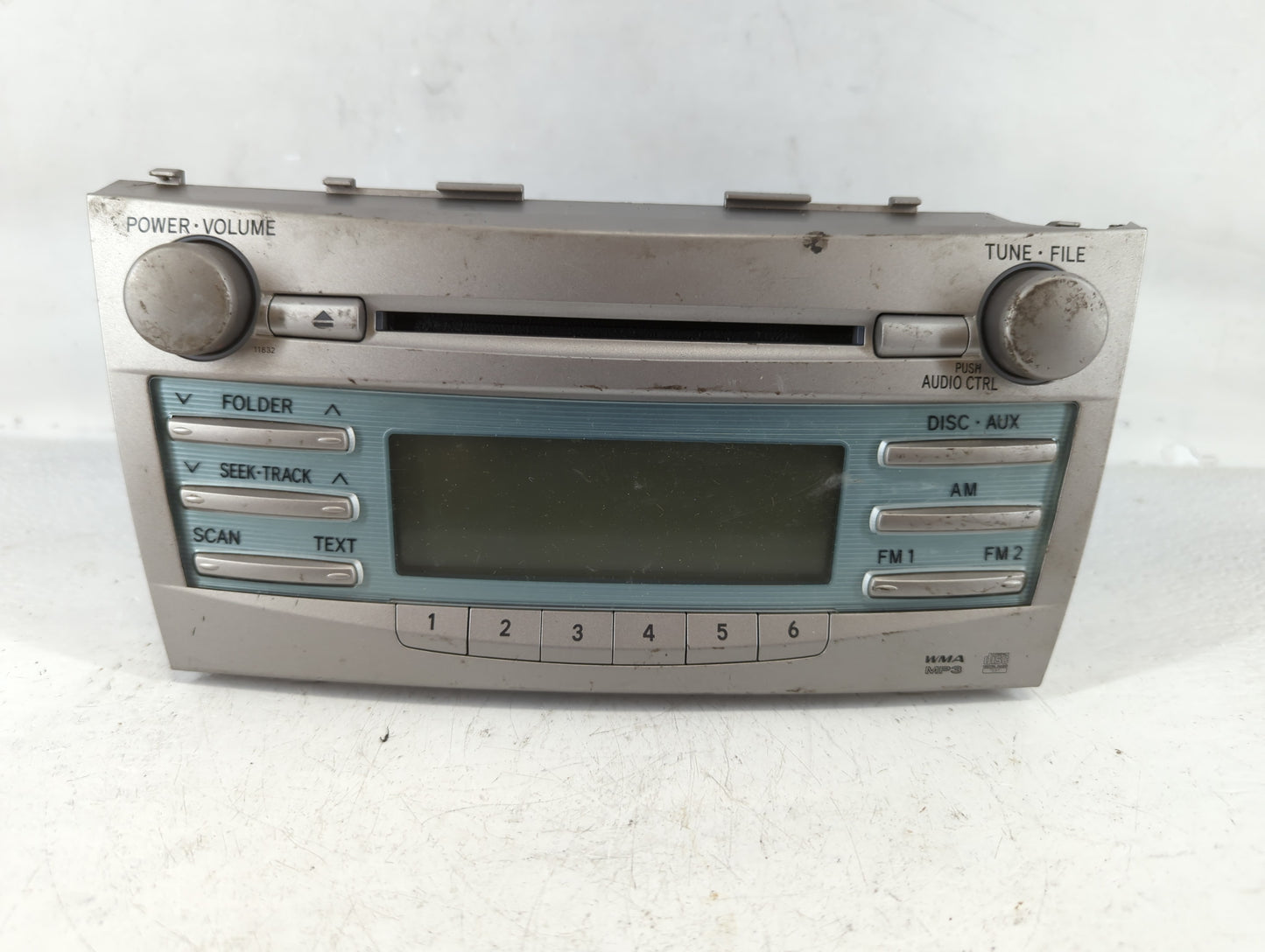 2007-2009 Toyota Camry Radio AM FM Cd Player Receiver Replacement P/N:86120-06181 Fits Fits 2007 2008 2009 OEM Used Auto Par