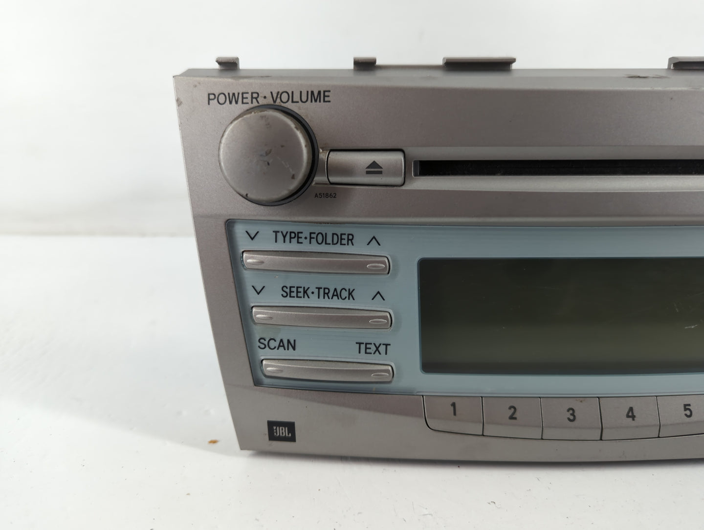 2007-2009 Toyota Camry Radio AM FM Cd Player Receiver Replacement P/N:86120-06191 Fits Fits 2007 2008 2009 OEM Used Auto Par