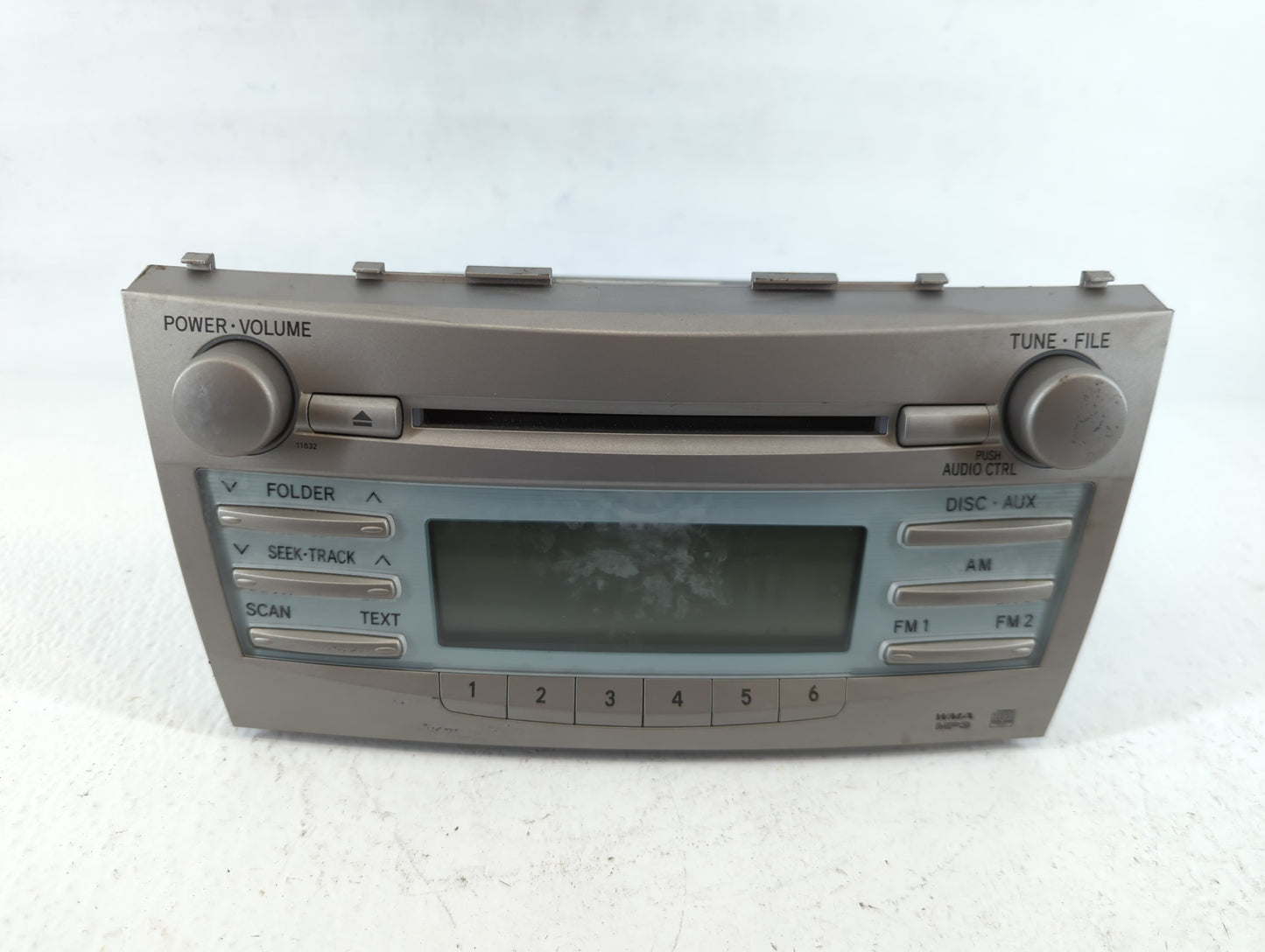 2007-2009 Toyota Camry Radio AM FM Cd Player Receiver Replacement P/N:86120-06181 Fits Fits 2007 2008 2009 OEM Used Auto Par