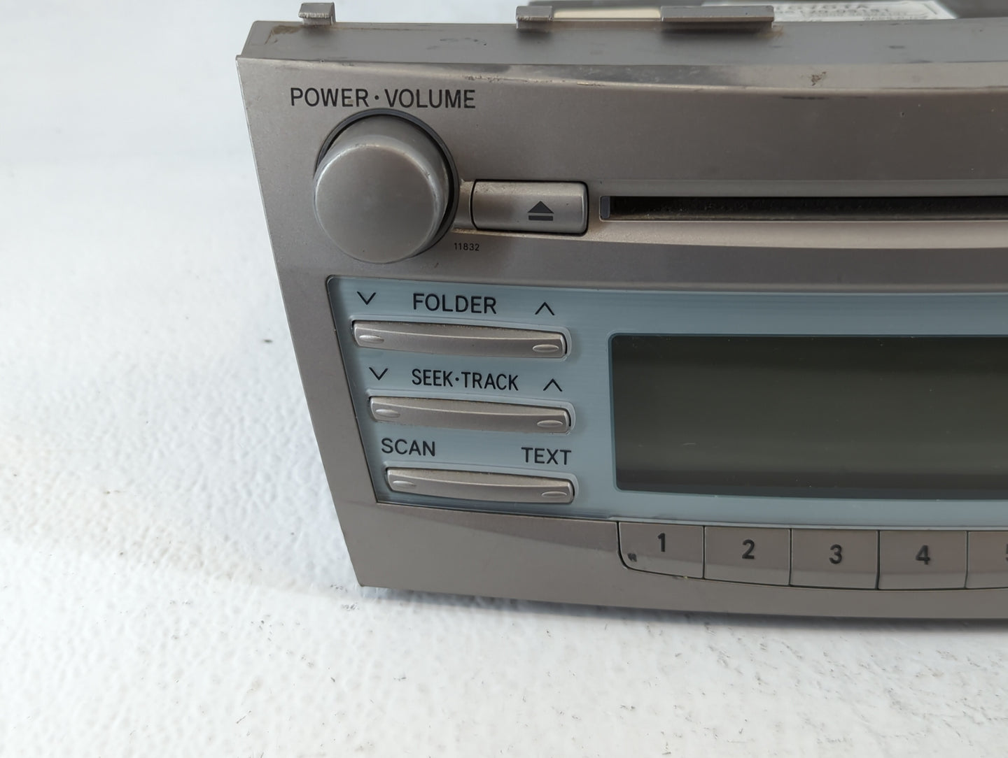 2007-2009 Toyota Camry Am Fm Cd Player Radio Receiver - Oemusedautoparts1.com