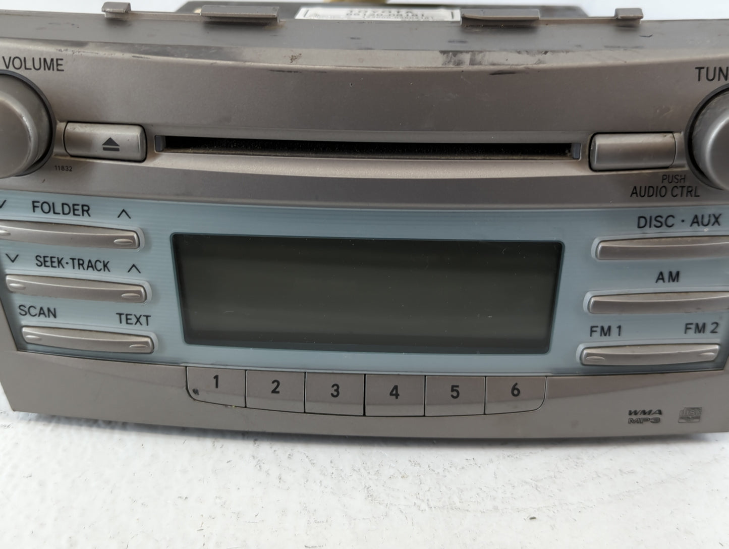 2007-2009 Toyota Camry Am Fm Cd Player Radio Receiver - Oemusedautoparts1.com
