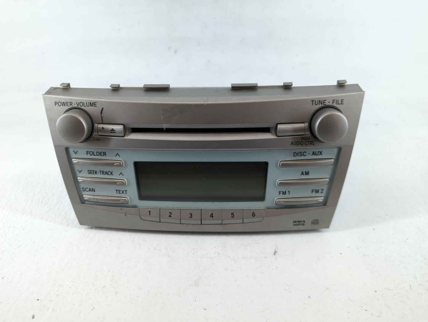 2007-2009 Toyota Camry Radio AM FM Cd Player Receiver Replacement P/N:86120-06181 Fits Fits 2007 2008 2009 OEM Used Auto Par