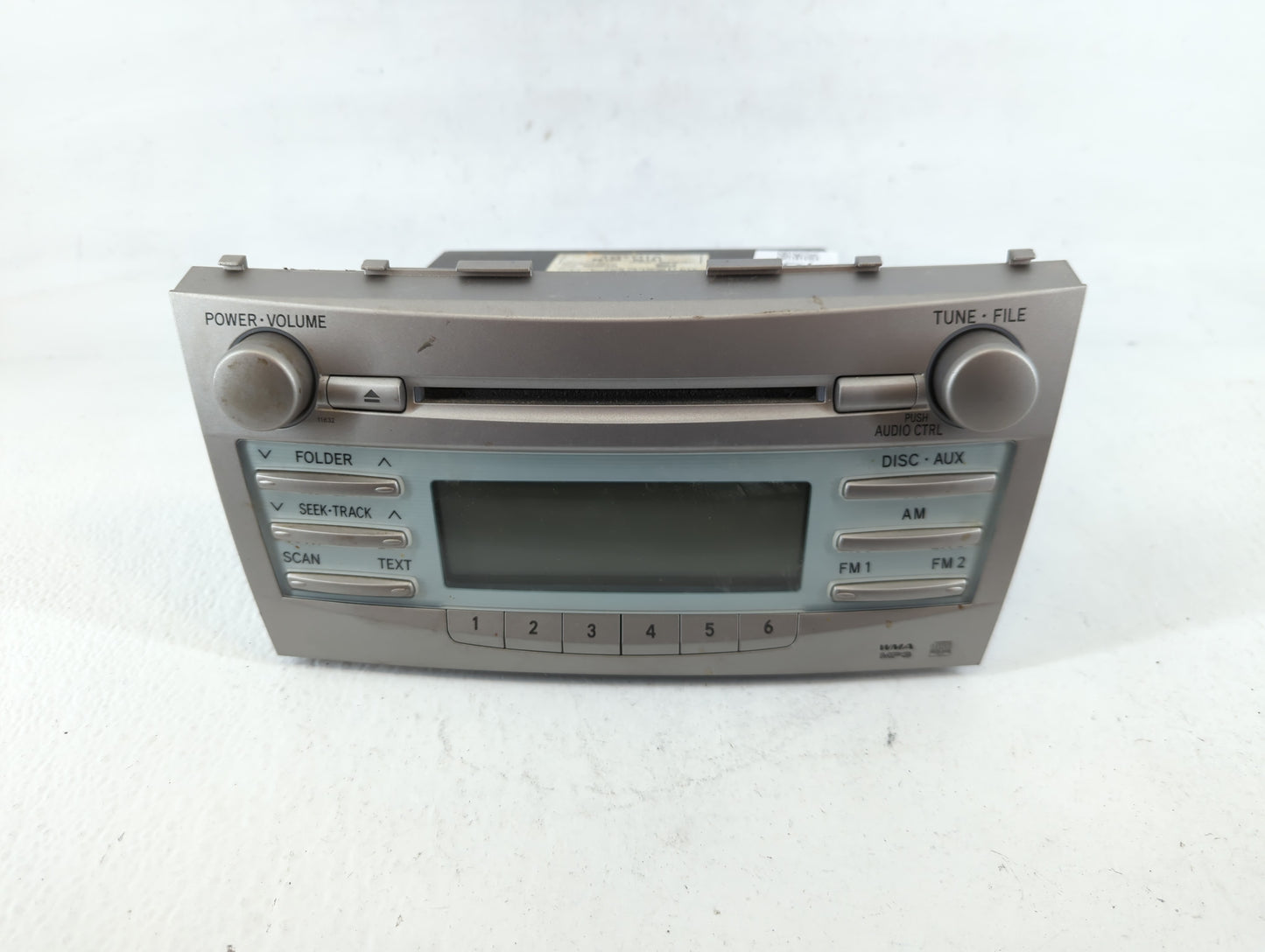 2007-2009 Toyota Camry Radio AM FM Cd Player Receiver Replacement P/N:86120-06181 Fits Fits 2007 2008 2009 OEM Used Auto Par