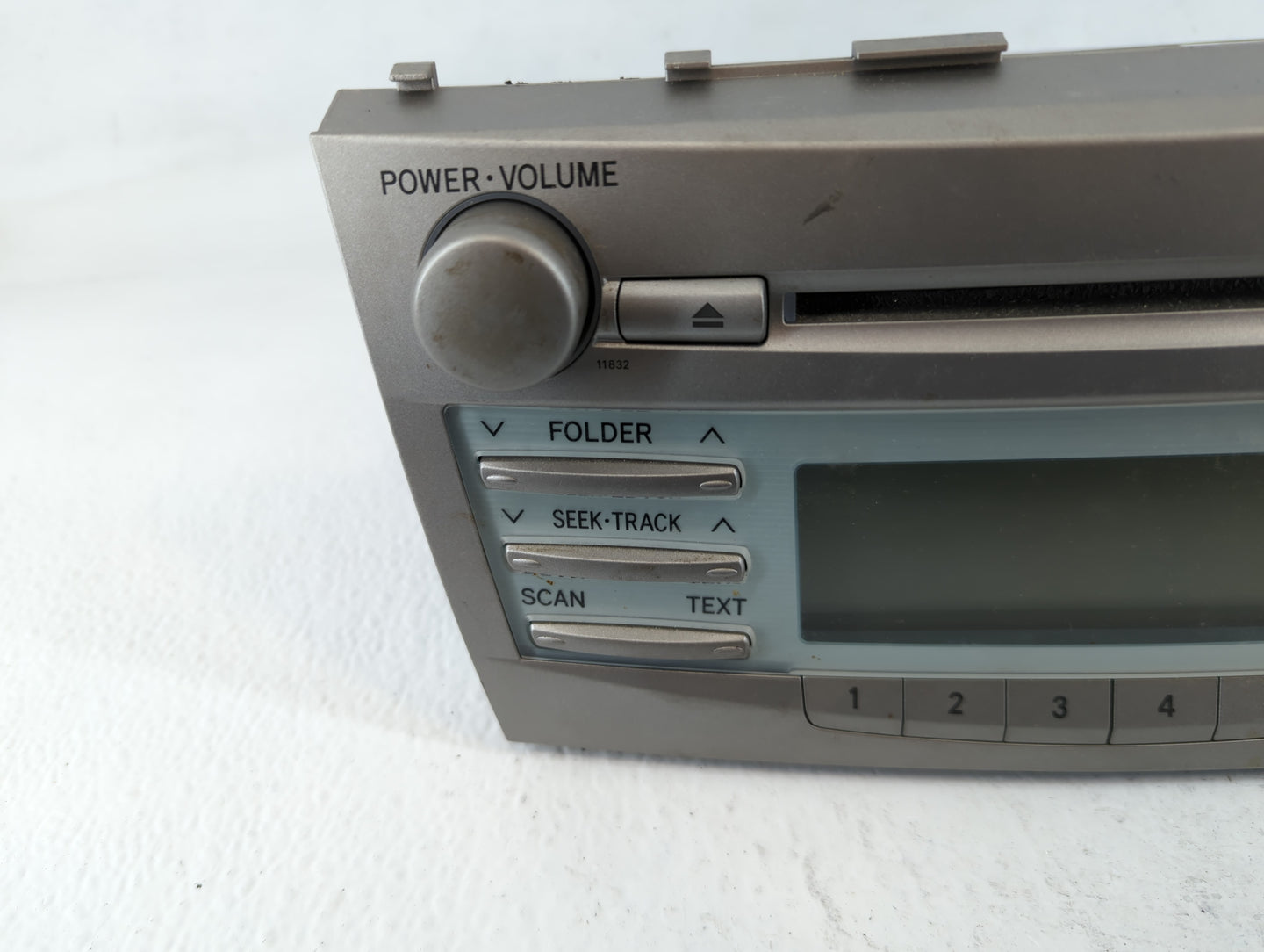 2007-2009 Toyota Camry Radio AM FM Cd Player Receiver Replacement P/N:86120-06181 Fits Fits 2007 2008 2009 OEM Used Auto Par
