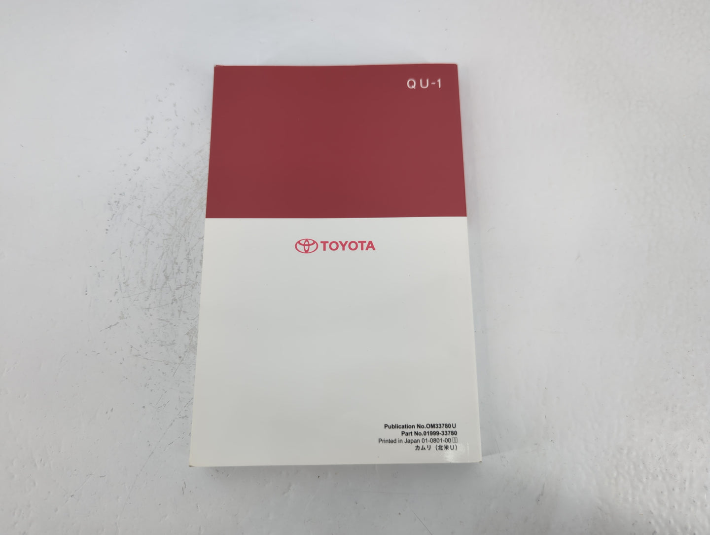 2009 Toyota Camry Owners Manual Book Guide P/N:01999-33780 OEM Used Auto Parts - Oemusedautoparts1.com