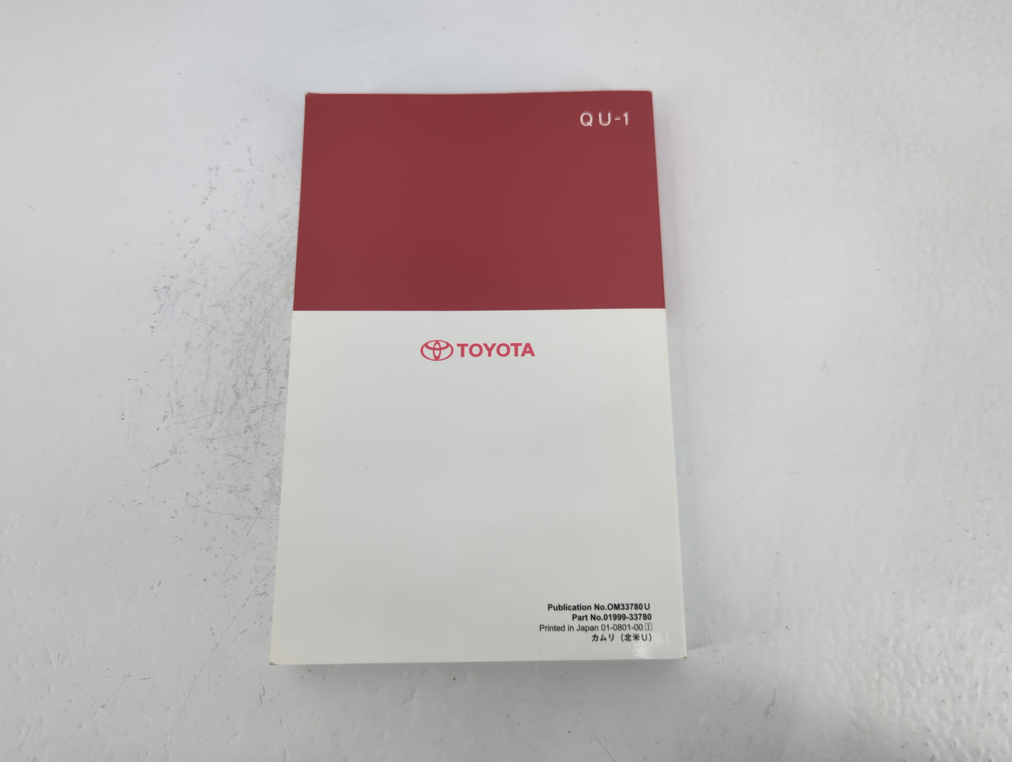 2009 Toyota Camry Owners Manual Book Guide P/N:01999-33780 OEM Used Auto Parts - Oemusedautoparts1.com