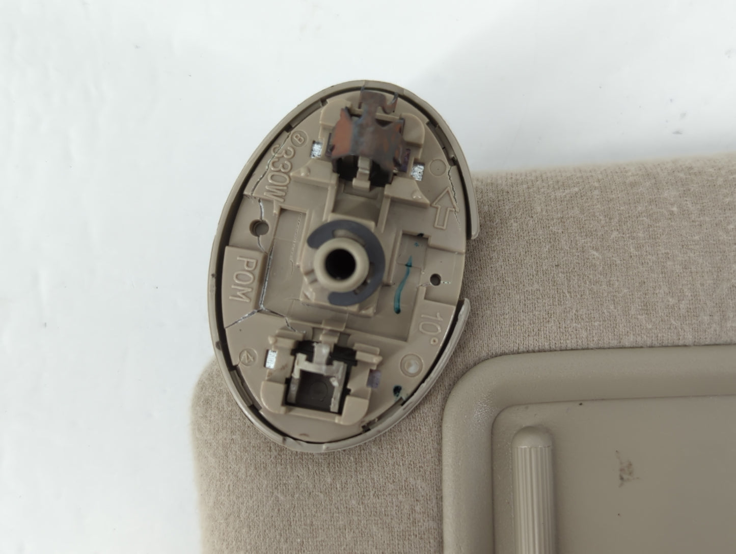 2007-2011 Toyota Camry Sun Visor Shade Replacement Driver Left Mirror Fits Fits 2007 2008 2009 2010 2011 OEM Used Auto Parts