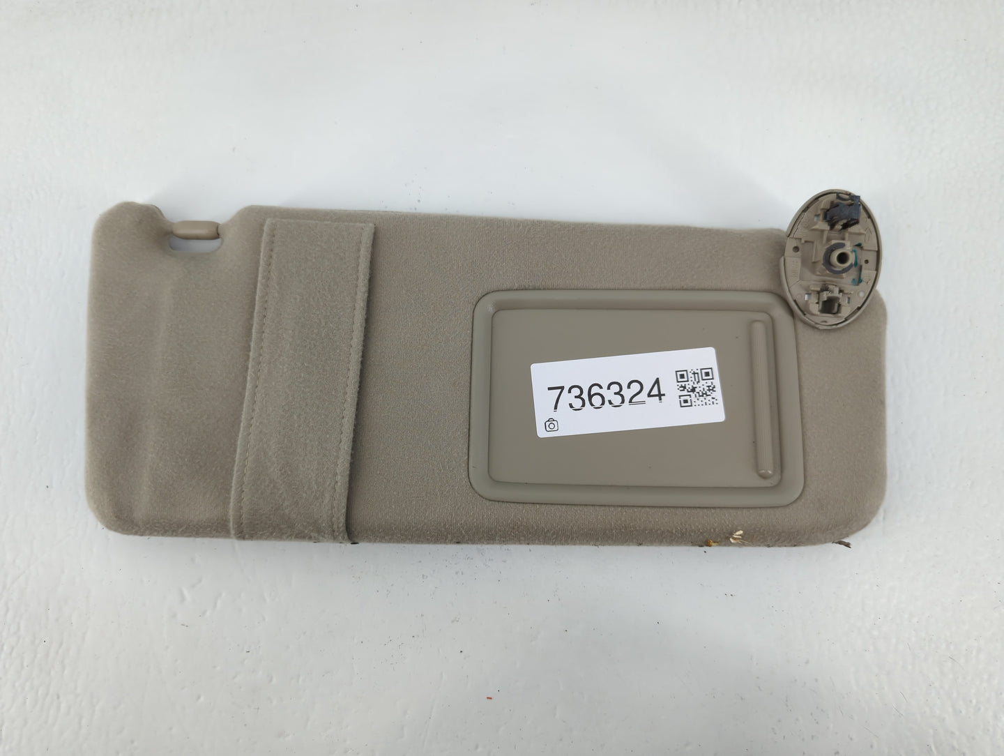 2007-2011 Toyota Camry Sun Visor Shade Replacement Passenger Right Mirror Fits Fits 2007 2008 2009 2010 2011 OEM Used Auto P