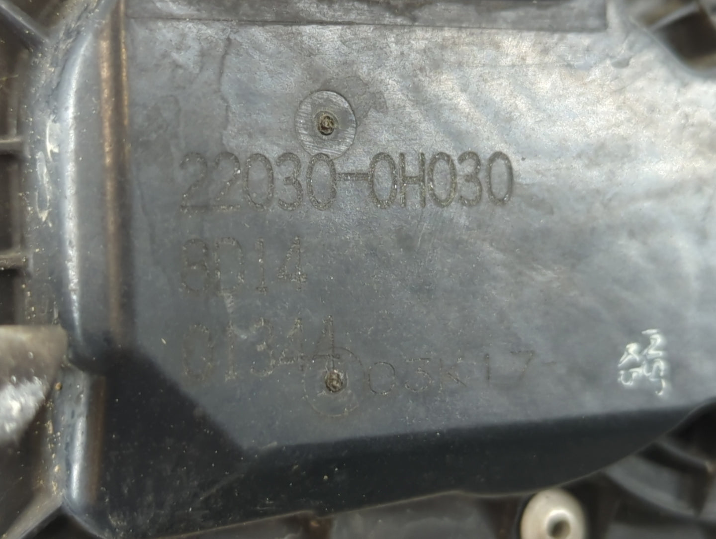 2007-2011 Toyota Camry Throttle Body P/N:22030-0H030 Fits Fits 2006 2007 2008 2009 2010 2011 2012 2013 2014 2015 OEM Used Au