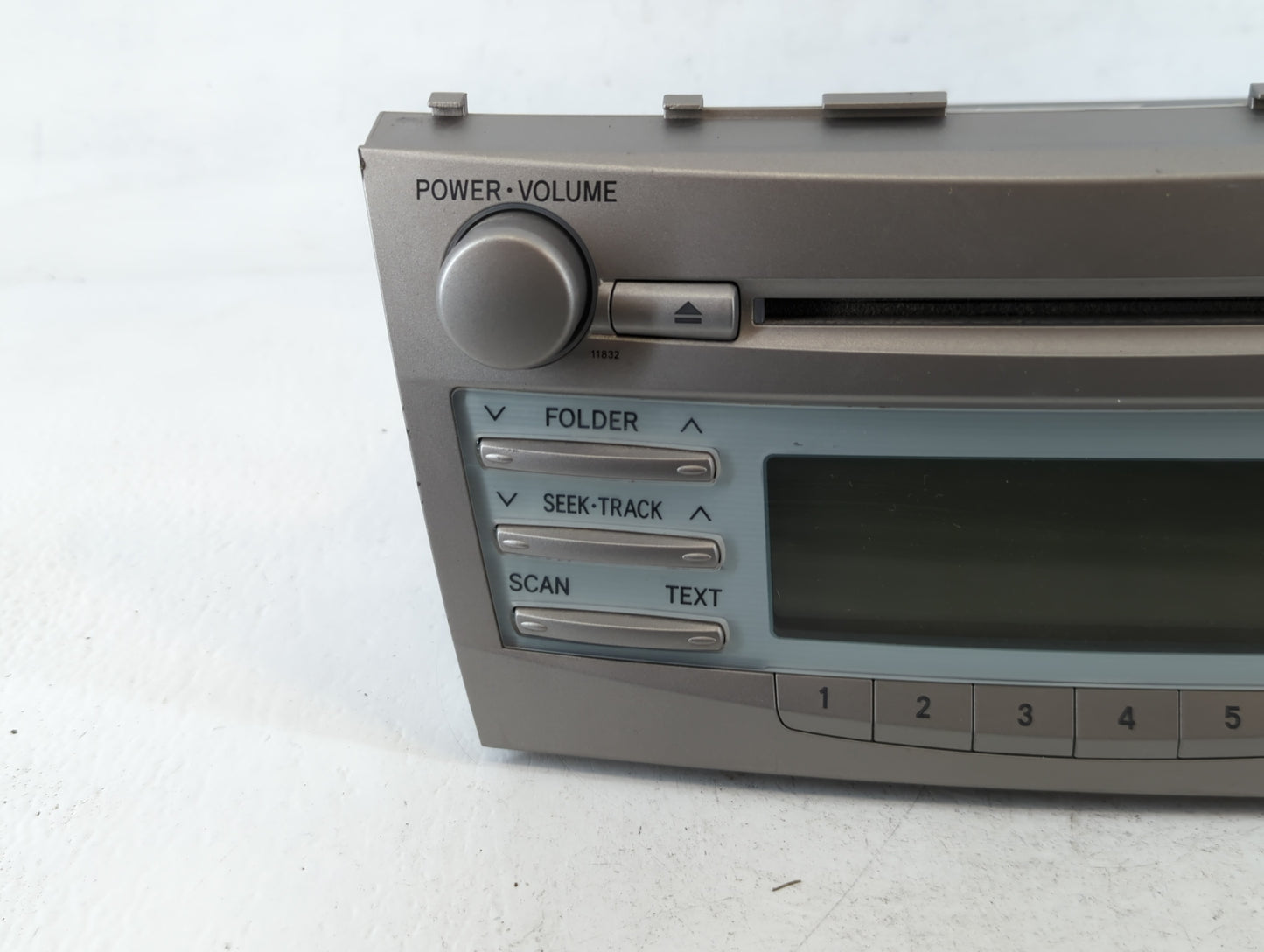2007-2009 Toyota Camry Radio AM FM Cd Player Receiver Replacement P/N:86120-06181 Fits Fits 2007 2008 2009 OEM Used Auto Par