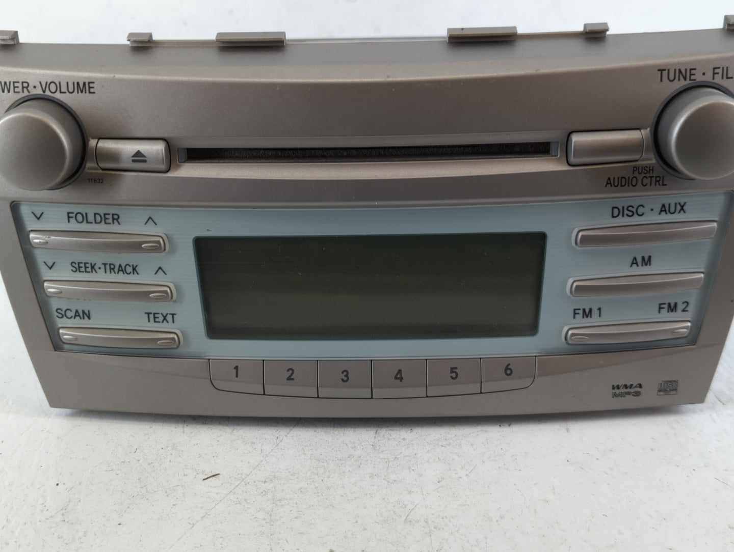 2007-2009 Toyota Camry Radio AM FM Cd Player Receiver Replacement P/N:86120-06181 Fits Fits 2007 2008 2009 OEM Used Auto Par