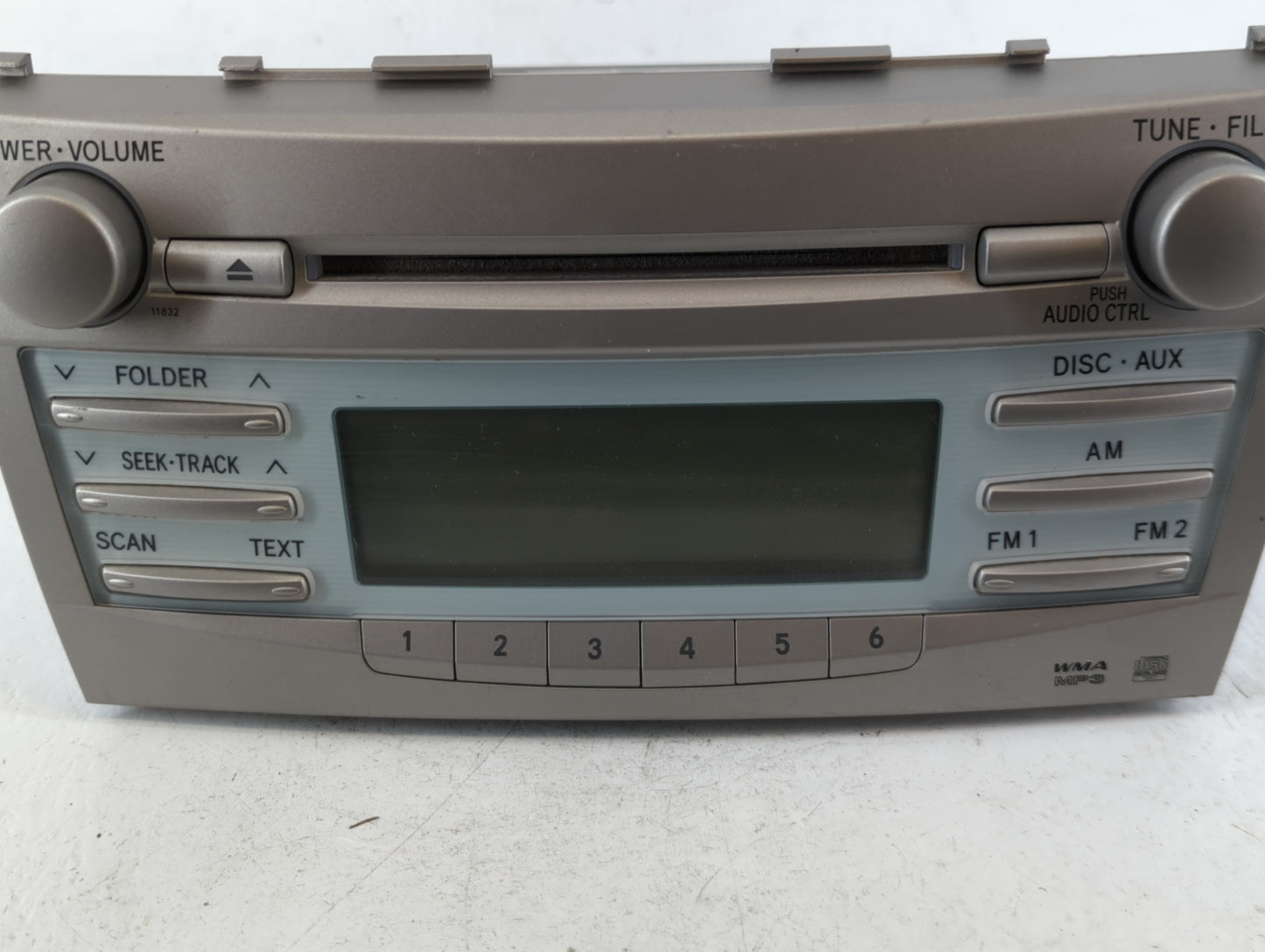 2007-2009 Toyota Camry Radio AM FM Cd Player Receiver Replacement P/N:86120-06181 Fits Fits 2007 2008 2009 OEM Used Auto Par