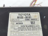 2007-2009 Toyota Camry Radio AM FM Cd Player Receiver Replacement P/N:86120-06181 Fits Fits 2007 2008 2009 OEM Used Auto Par