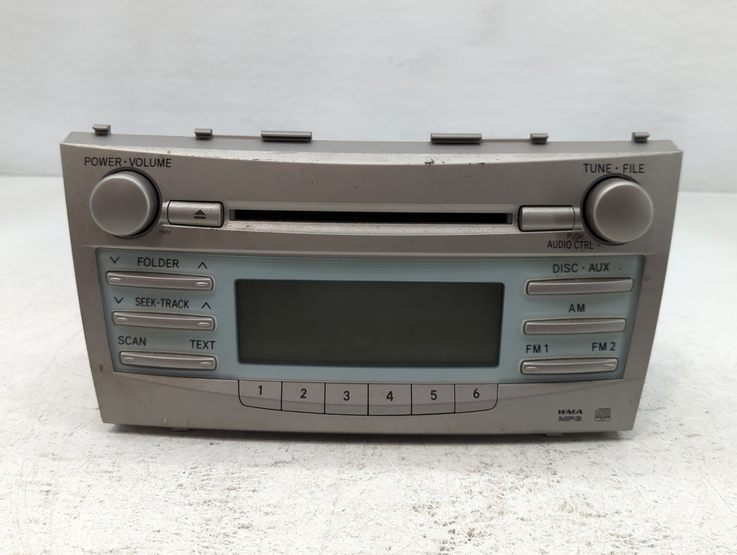 2007-2009 Toyota Camry Radio AM FM Cd Player Receiver Replacement P/N:86120-06181 Fits Fits 2007 2008 2009 OEM Used Auto Par