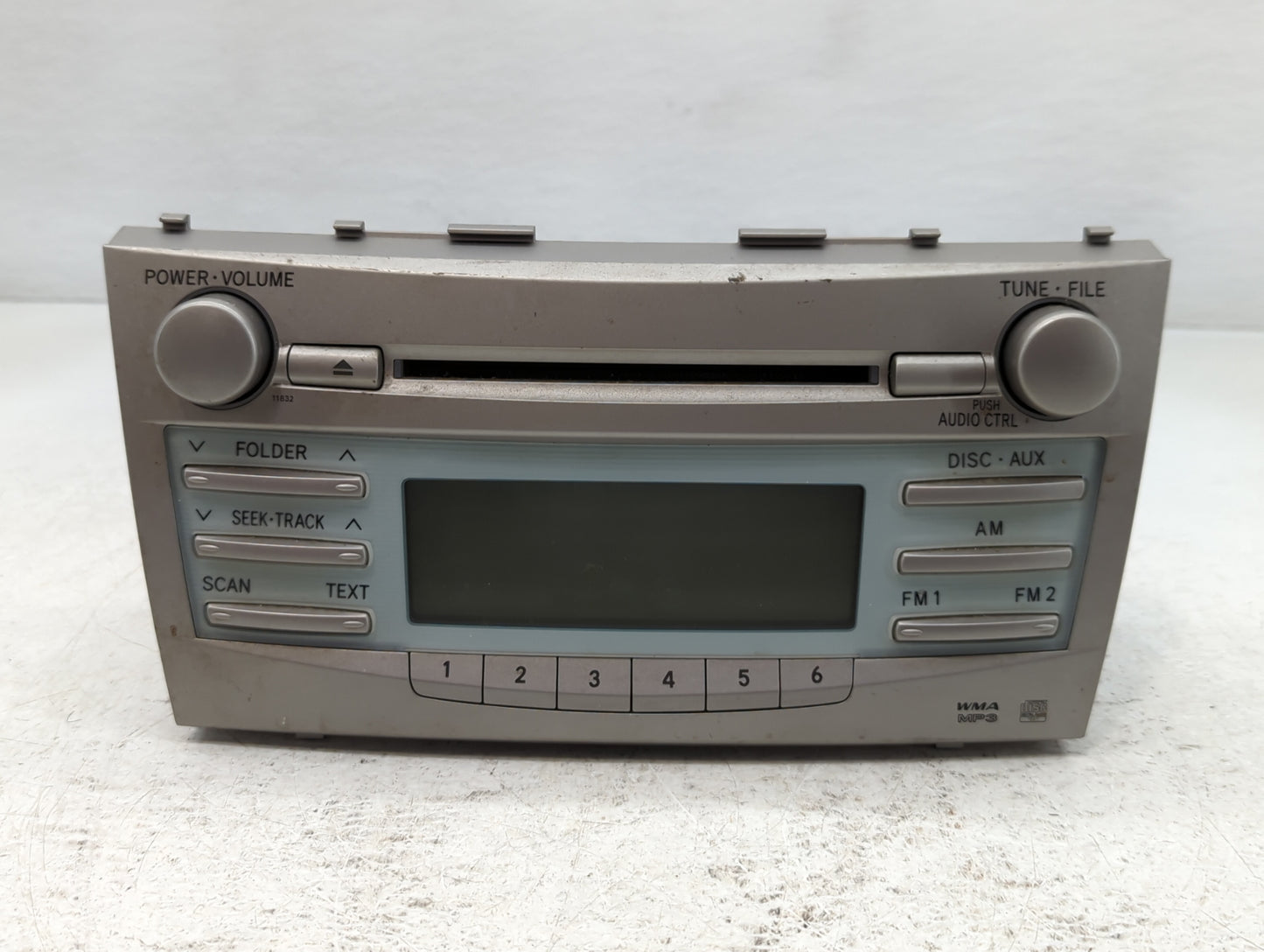 2007-2009 Toyota Camry Radio AM FM Cd Player Receiver Replacement P/N:86120-06181 Fits Fits 2007 2008 2009 OEM Used Auto Par