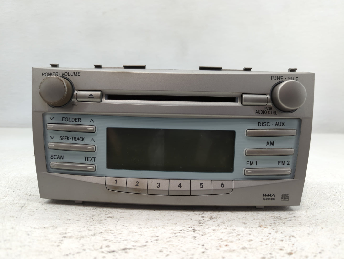 2007-2009 Toyota Camry Radio AM FM Cd Player Receiver Replacement P/N:86120-06181 Fits Fits 2007 2008 2009 OEM Used Auto Par