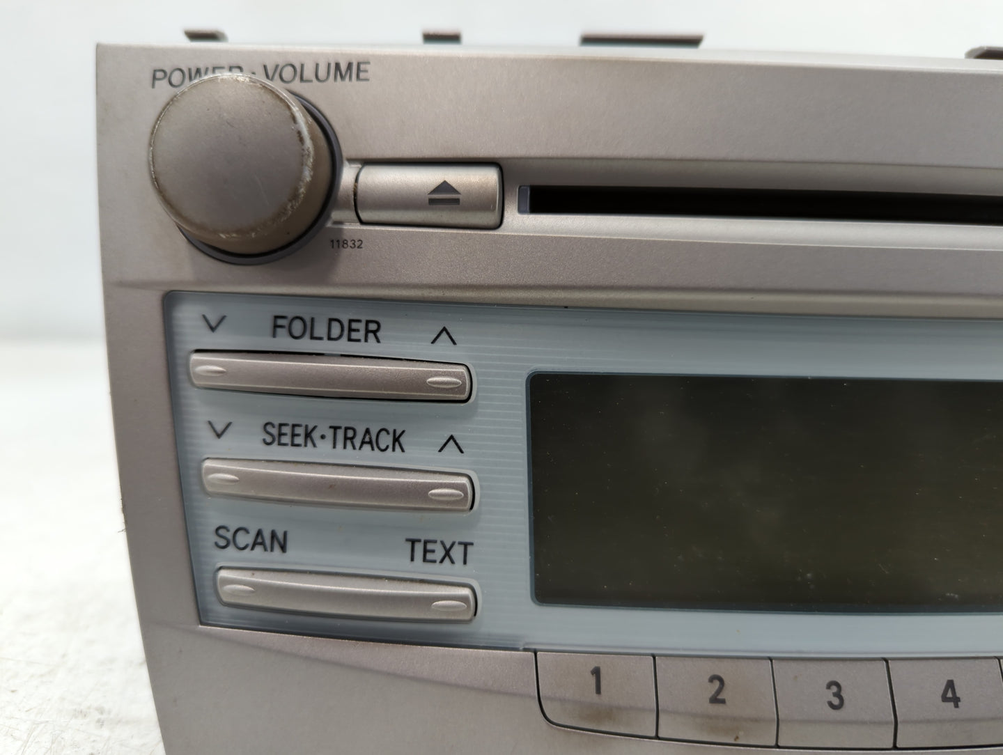 2007-2009 Toyota Camry Radio AM FM Cd Player Receiver Replacement P/N:86120-06181 Fits Fits 2007 2008 2009 OEM Used Auto Par